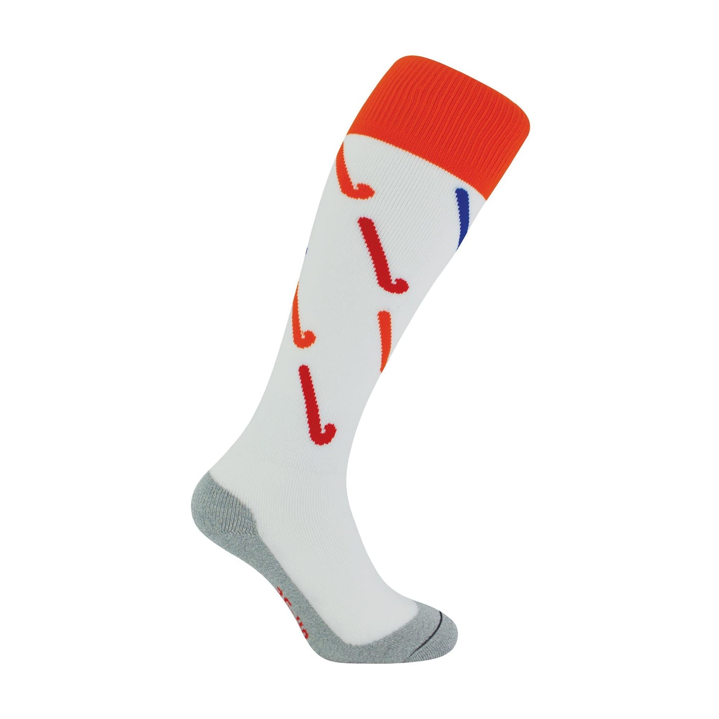 1 Pack Adults & Kids Knee High Hockey Socks with Hockey Stick Designs