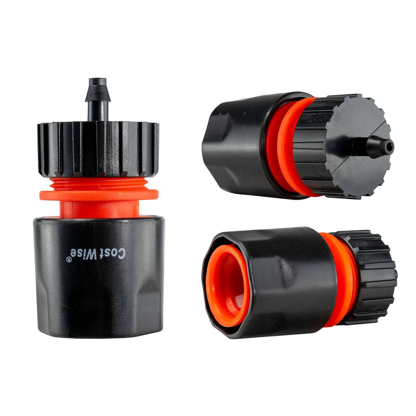 3/4" BSPF Thread Quick Connect Valve with Hose Connector 4mm Barb