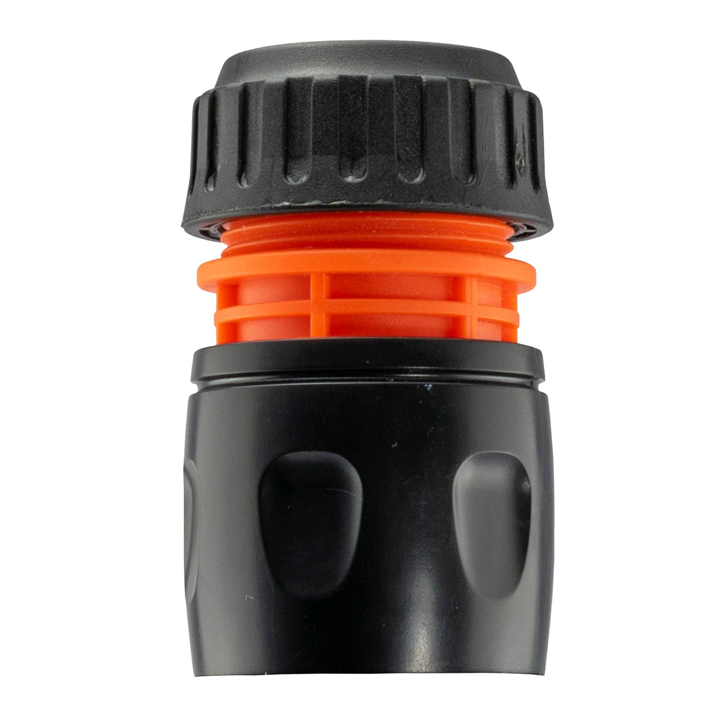 20mm MDPE Straight with BSPF-Quick Connect Valve and Hose Connector Black