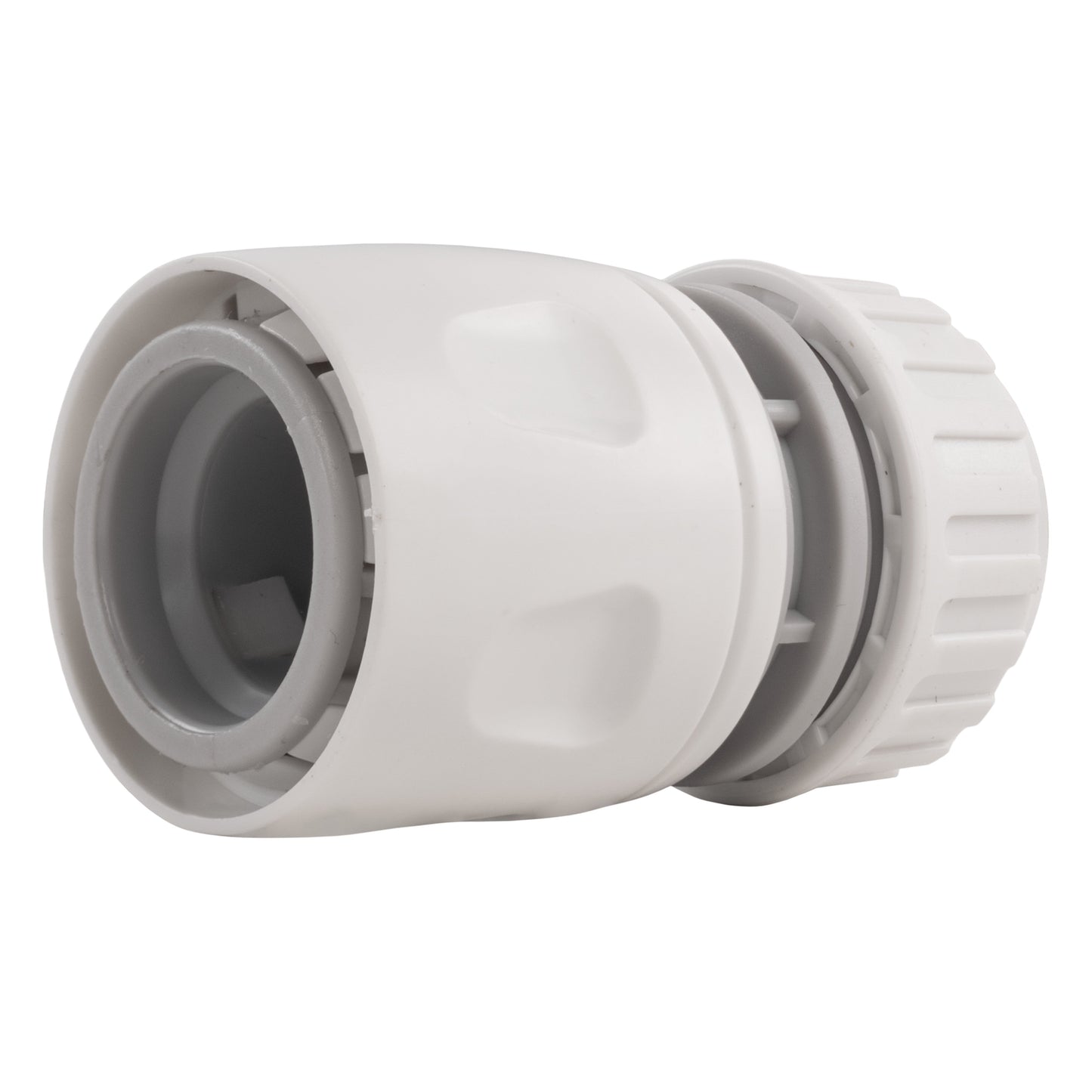 Female Hose Connector, 1/2in or 5/8in Hose,Gray Garden Hose Pipe Water Connector