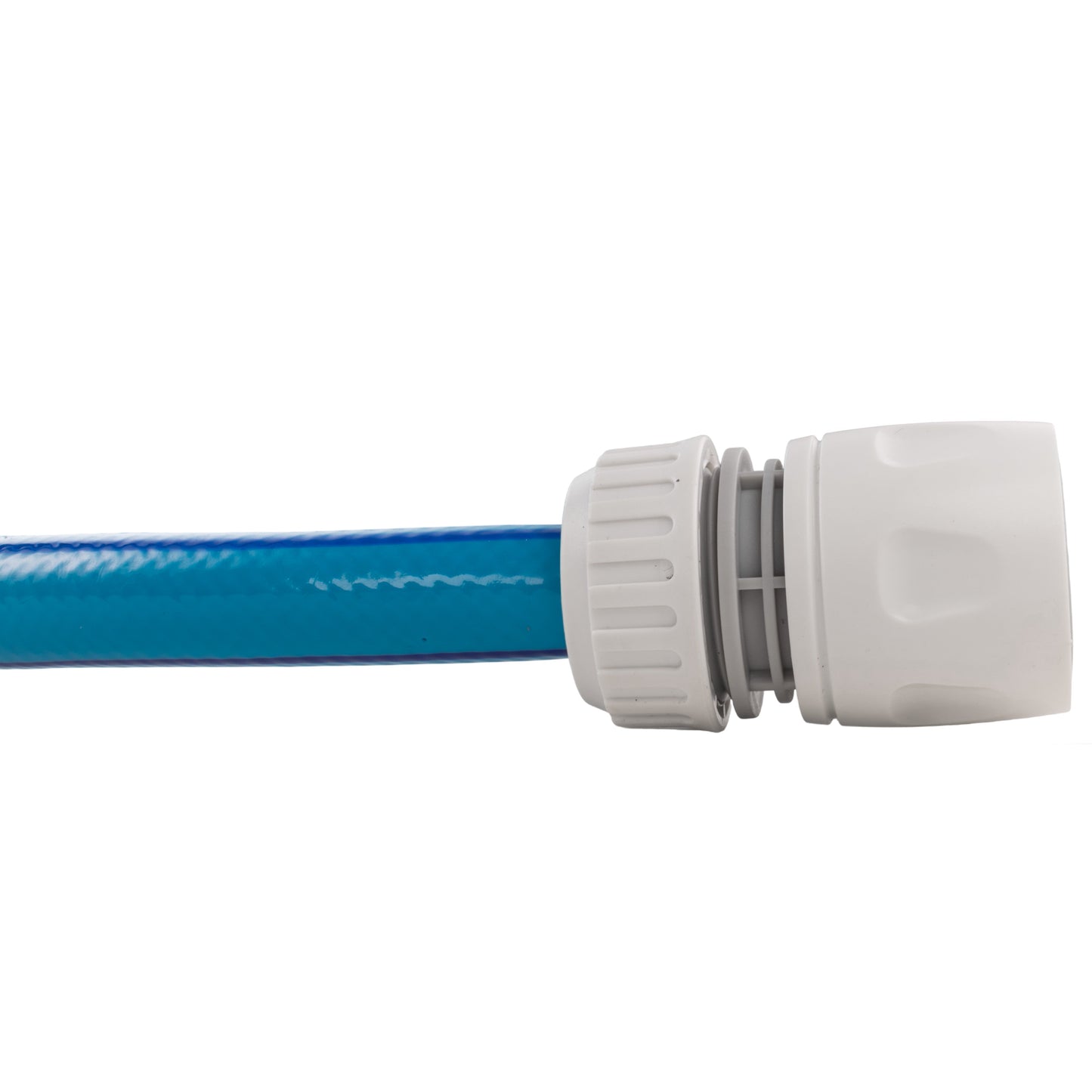 Female Hose Connector, 1/2in or 5/8in Hose,Gray Garden Hose Pipe Water Connector