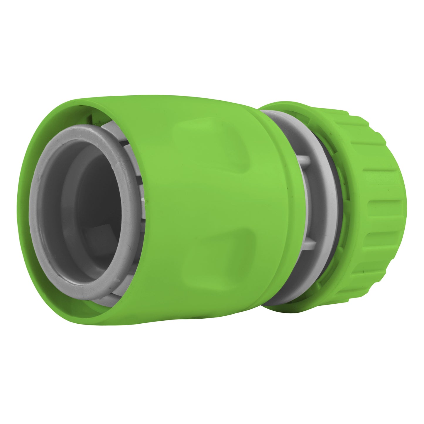 Female Hose Connector, 1/2in or 5/8in Hose, Green Gray for Garden Irrigation Kit