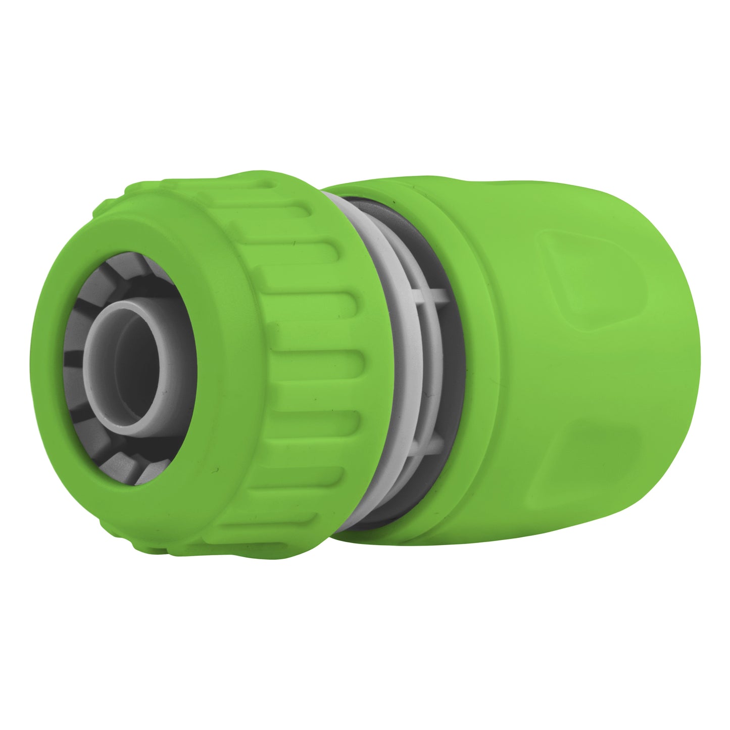 Female Hose Connector, 1/2in or 5/8in Hose, Green Gray for Garden Irrigation Kit