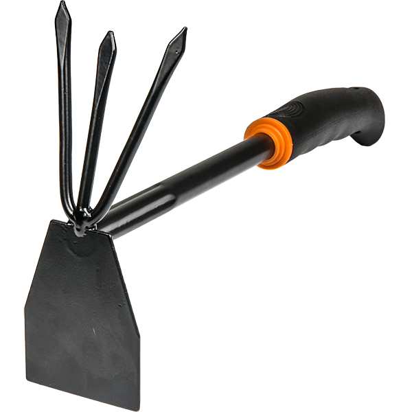 5-Teeth Rake and Digger-Hoe Garden Tool Set