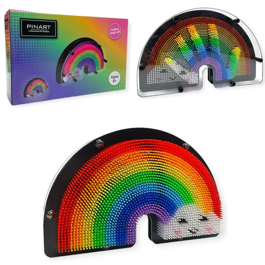 26CM RAINBOW SHAPED PIN ART