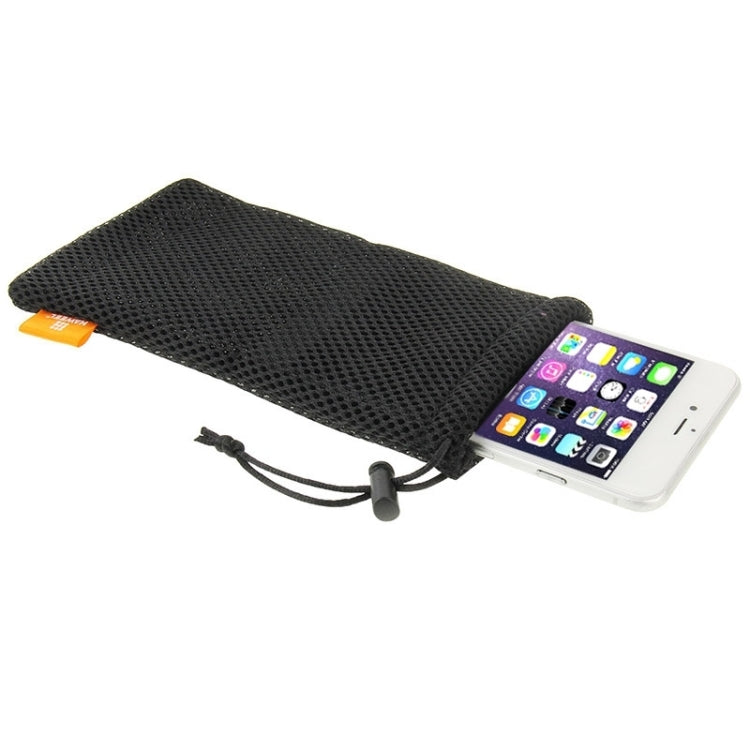 [HK Warehouse] HAWEEL Pouch Bag for Smart Phones, Power Bank and other Accessories, Size up to 5.5 inch(Black)