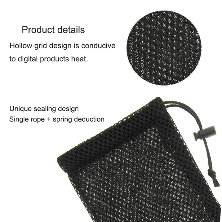 [HK Warehouse] HAWEEL Pouch Bag for Smart Phones, Power Bank and other Accessories, Size up to 5.5 inch(Black)