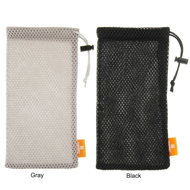 [HK Warehouse] HAWEEL Pouch Bag for Smart Phones, Power Bank and other Accessories, Size up to 5.5 inch(Black)
