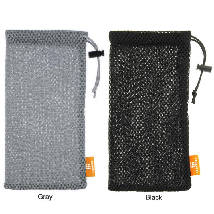 HAWEEL Pouch Bag for Smart Phones, Power Bank and other Accessories, Size up to 5.5 inch(Black)