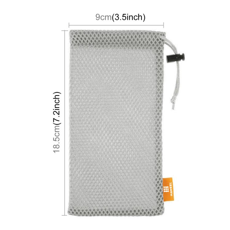 HAWEEL Pouch Bag for Smart Phones, Power Bank and other Accessories, Size up to 5.5 inch(Grey)
