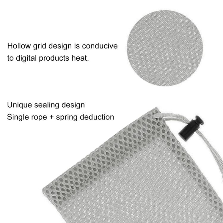 HAWEEL Pouch Bag for Smart Phones, Power Bank and other Accessories, Size up to 5.5 inch(Grey)