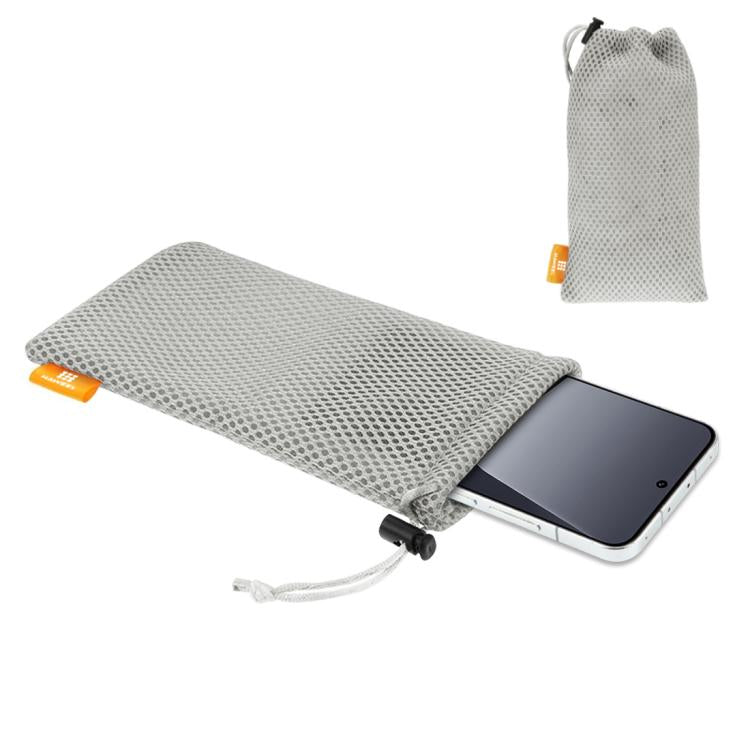 HAWEEL Pouch Bag for Smart Phones, Power Bank and other Accessories, Size up to 5.5 inch(Grey)