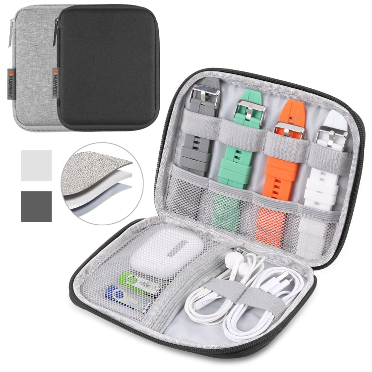 HAWEEL Watch Band Organizer Box Earphones / U Disk / Digital Cable Storage Case, Watch Band Organizer, Size: S