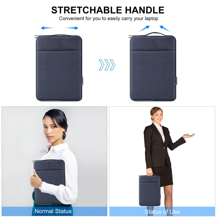 HAWEEL Laptop Sleeve Case Zipper Briefcase Bag with Handle for 14-15 inch Laptop, For 14-15 inch Laptop (with Handle)