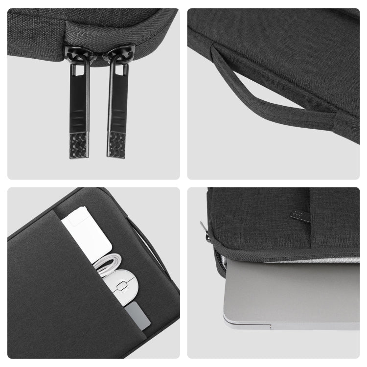HAWEEL Laptop Sleeve Case Zipper Briefcase Bag with Handle for 15-16.7 inch Laptop (Black)