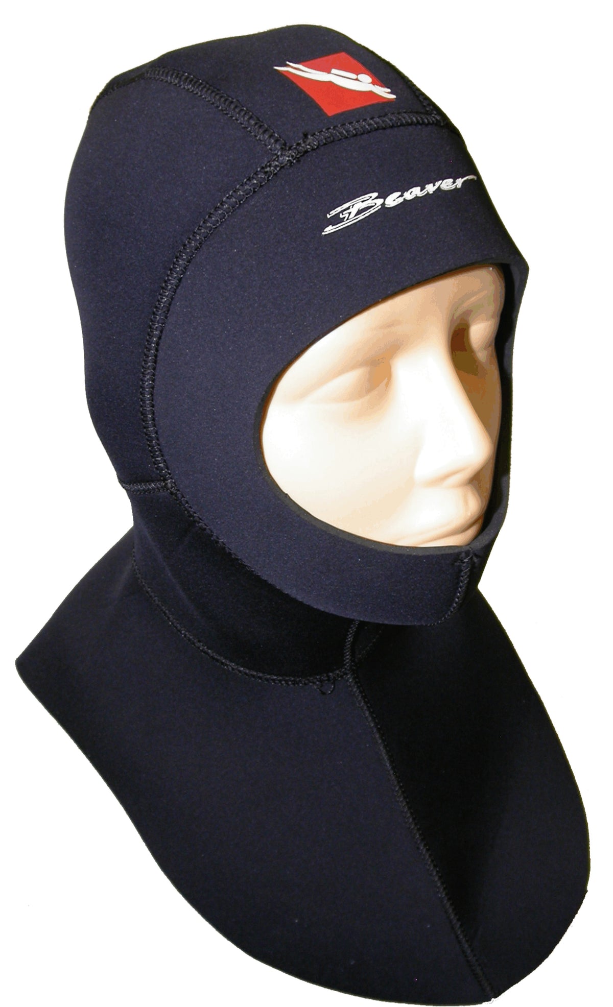 Beaver Pirate 5/7mm Semi Dry Long Yoke Hood Medium