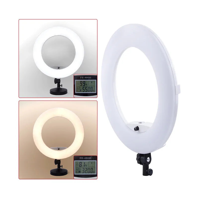96W Ring Light Photography Led Ring Lamp 2700-10000k With Mobile Holder Tripod Stand Ringlight kit For Live Video Streaming