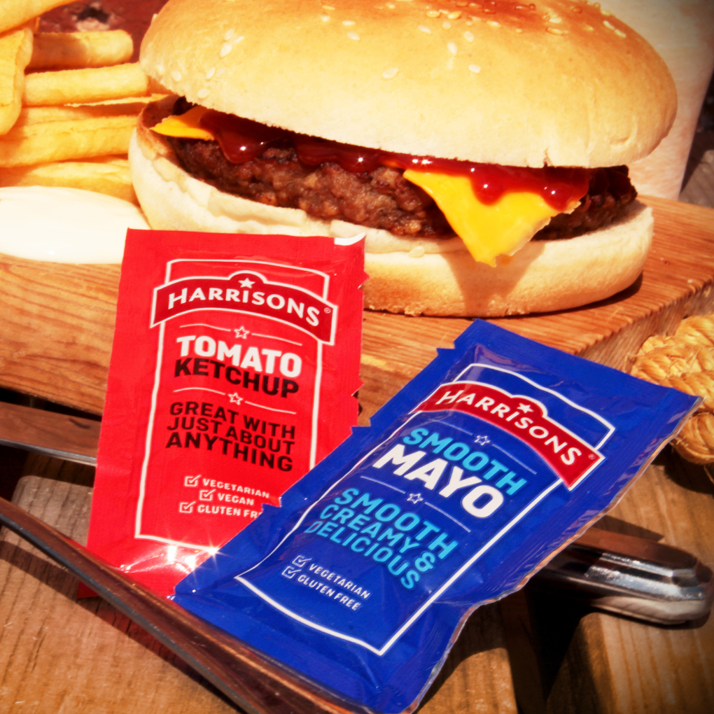 Tomato Ketchup Sachets | Case of 200 | Vegan & Gluten Free