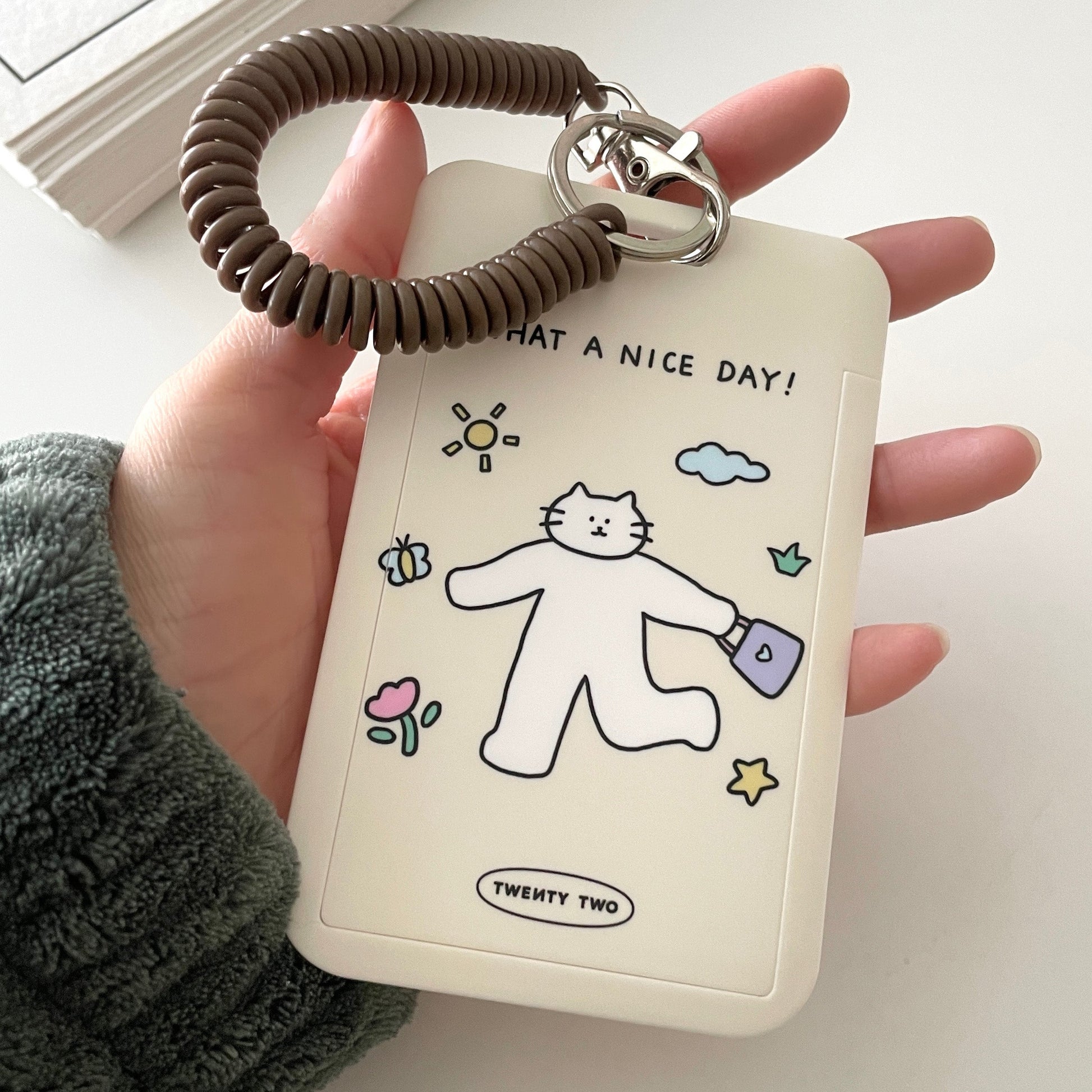 Twenty Two | Have A Nice Day ID Card Protector Pocket