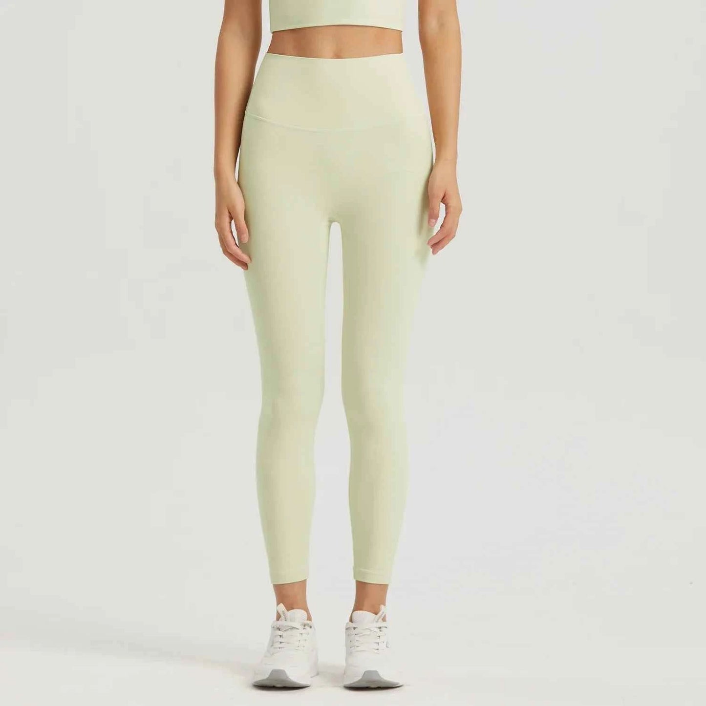 Gym Outfit High Waist Yoga Leggings for Women with Phone Pockets & U Back Sports Bra Set