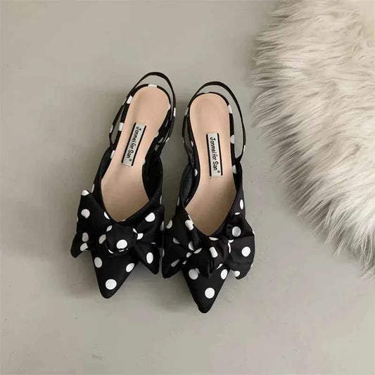 Comfortable Women's Flat Shoes with Elegant Toe Bow - Stylish & Versatile