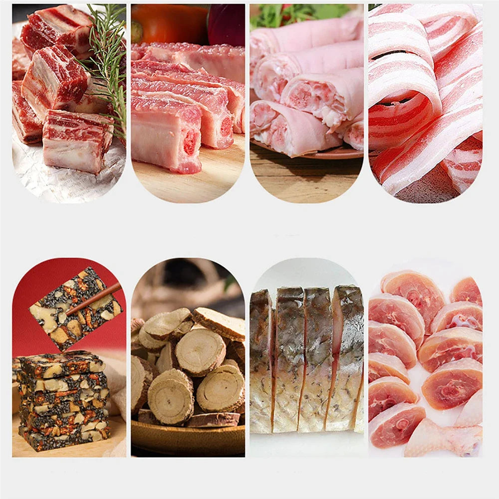 Commercial Manual Slicers for Frozen Meat Bone Minced Lamb Chicken Duck Fish Cutting Stainless Steel Bone Meat Cutting Machine