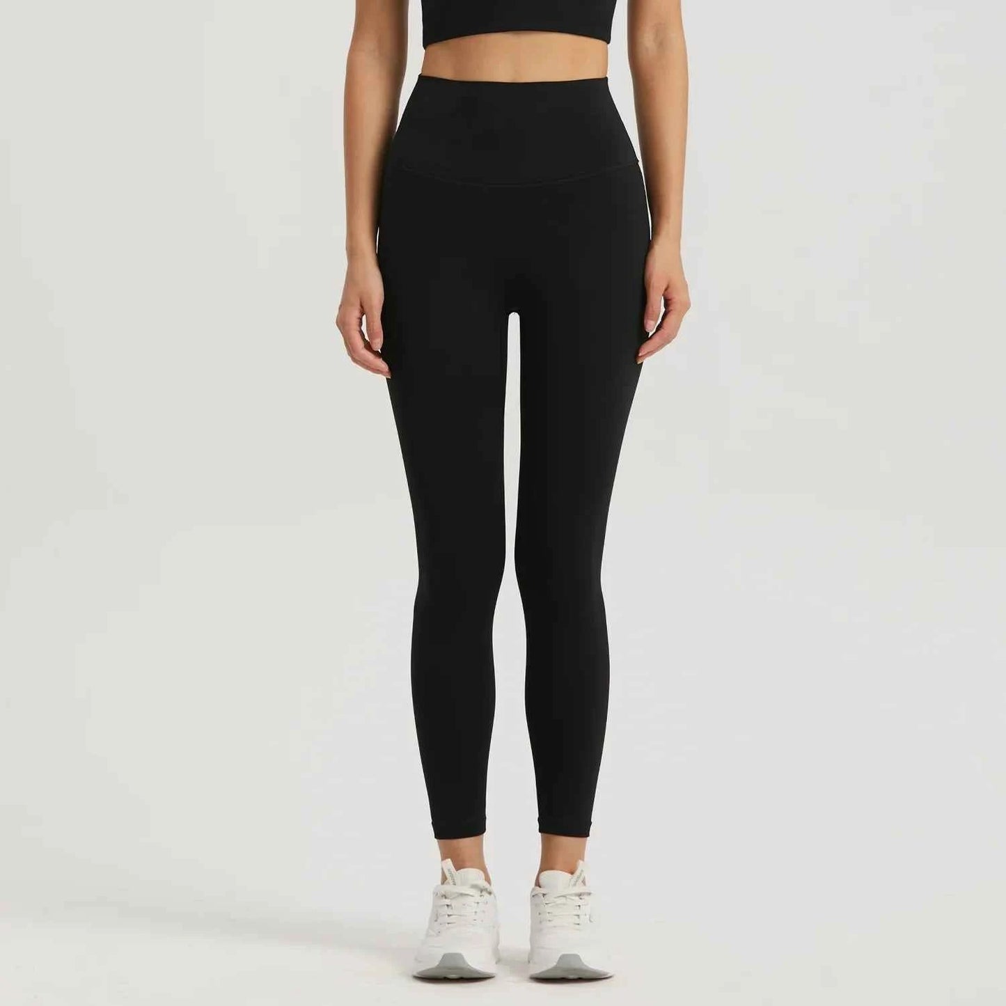 Gym Outfit High Waist Yoga Leggings for Women with Phone Pockets & U Back Sports Bra Set