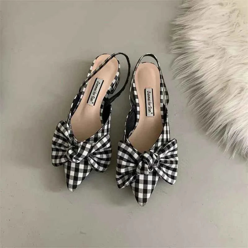 Comfortable Women's Flat Shoes with Elegant Toe Bow - Stylish & Versatile