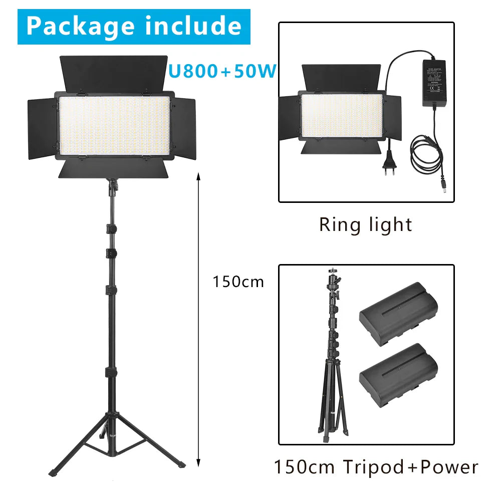 LED Photo Studio Light for Tiktok Youbute Game Live Video Lighting Portable