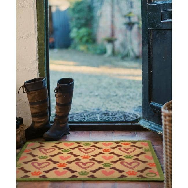 Eco-Friendly Washable Heart Pet Mat