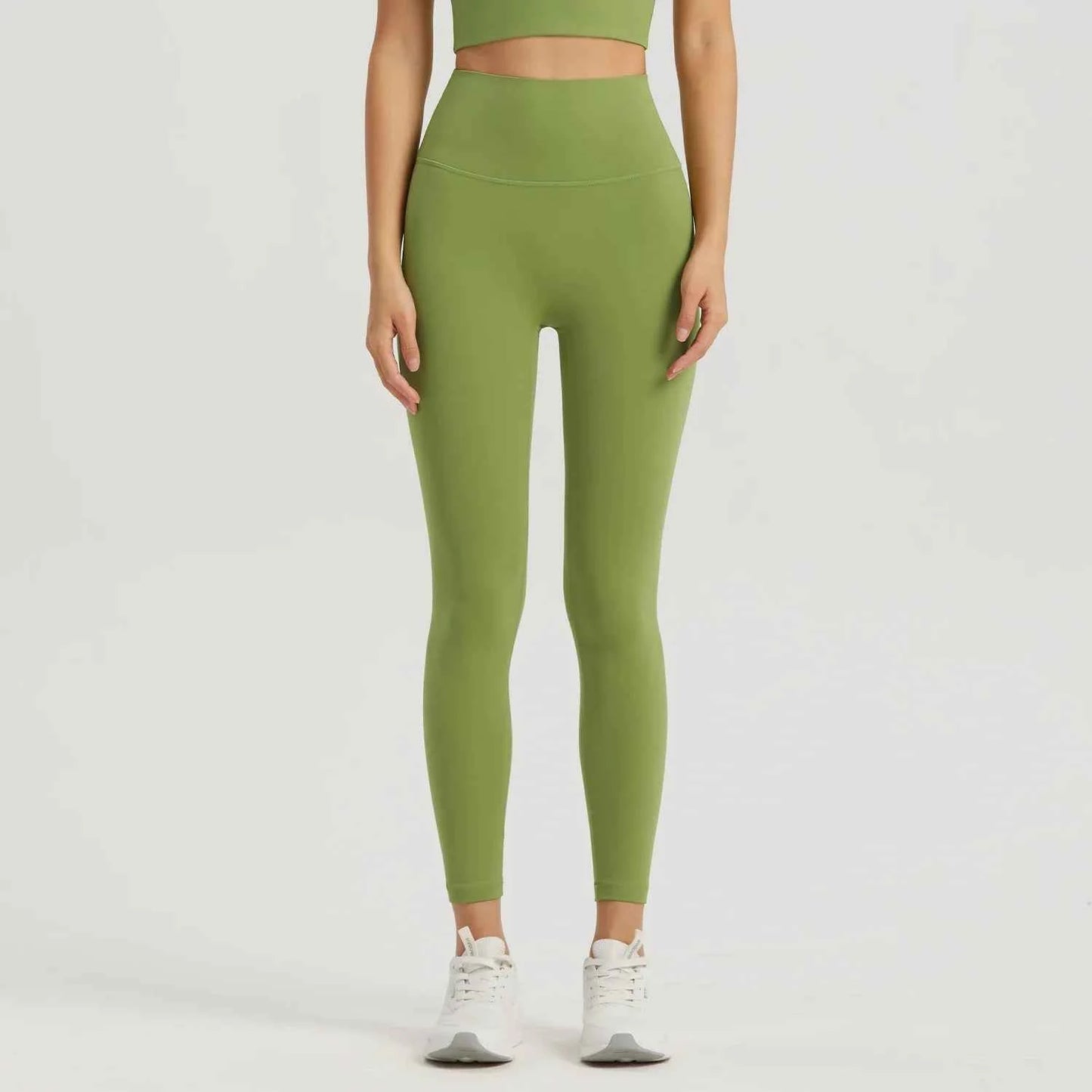 Gym Outfit High Waist Yoga Leggings for Women with Phone Pockets & U Back Sports Bra Set