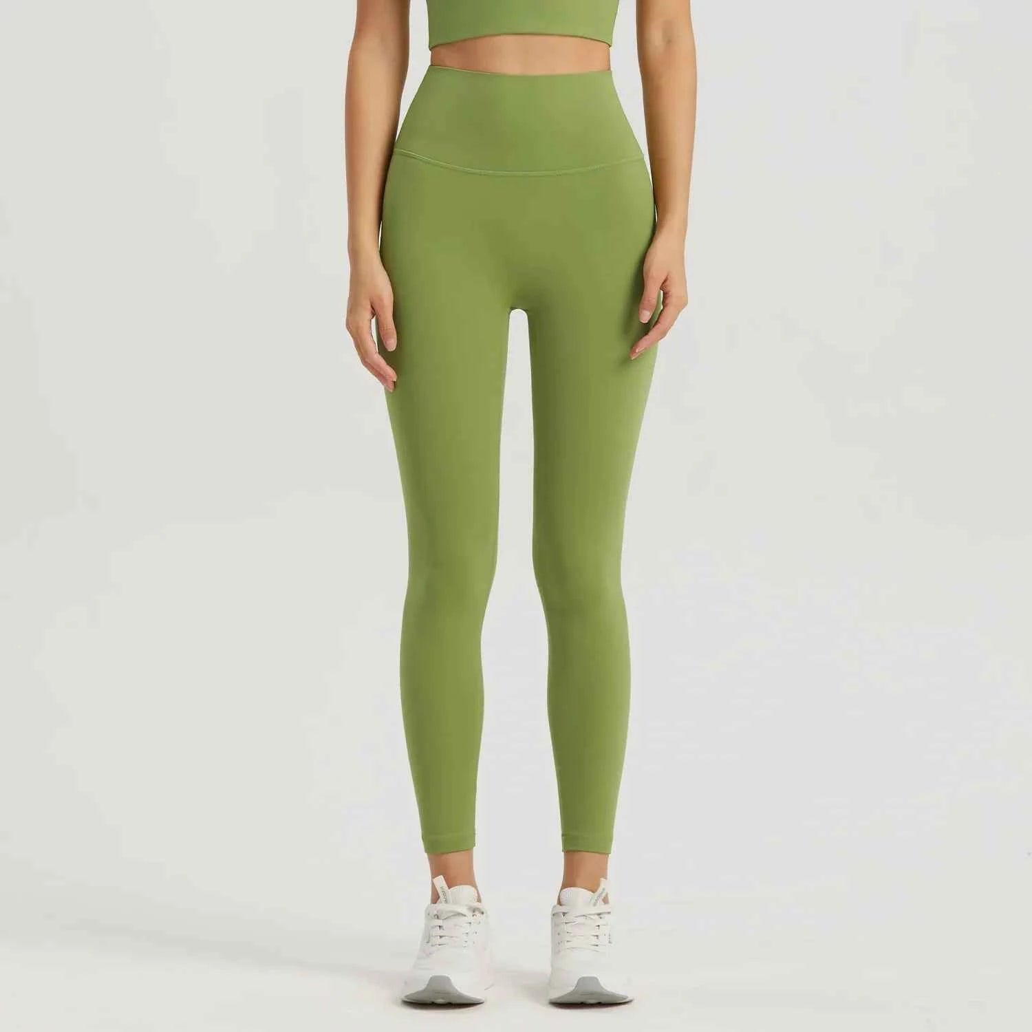 Gym Outfit High Waist Yoga Leggings for Women with Phone Pockets & U Back Sports Bra Set