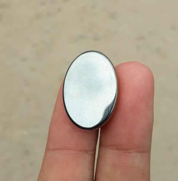 39ct Hadeed Stone - Engraved Hadeed Cheeni Cabochon -27x19mm