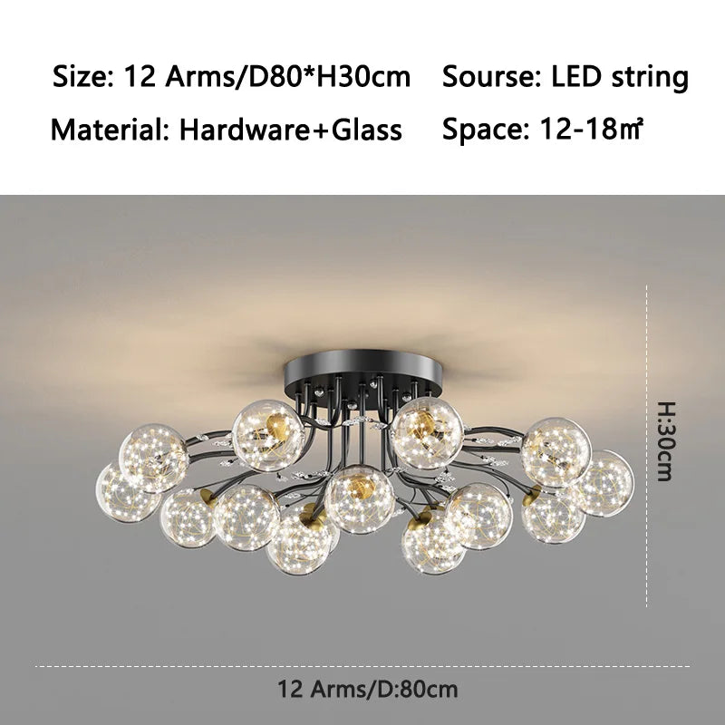 ball G9 led Ceiling Lights for Bedroom Living room decoration indoor lighting