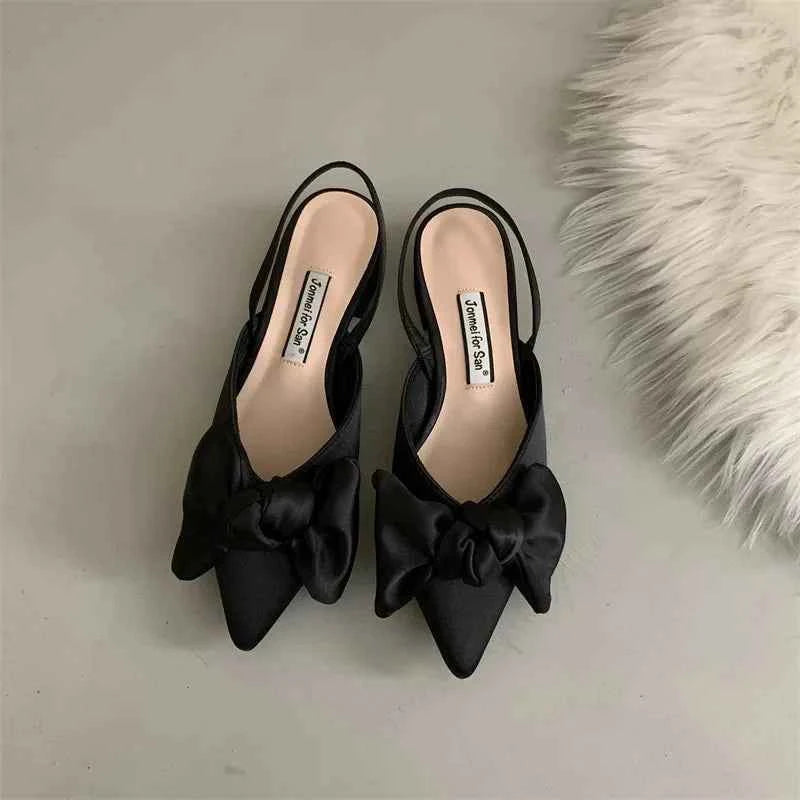 Comfortable Women's Flat Shoes with Elegant Toe Bow - Stylish & Versatile