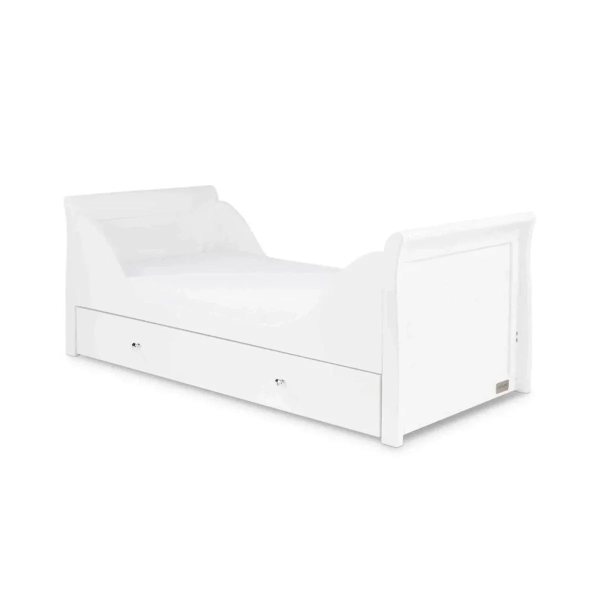 Ickle Bubba Snowdon Classic 3 Piece Furniture Set White - Fibre Mattress