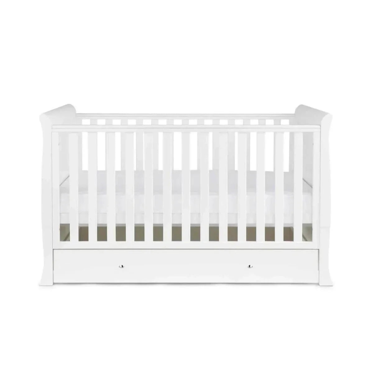 Ickle Bubba Snowdon Classic 3 Piece Furniture Set White - Premium Pocket Sprung Mattress