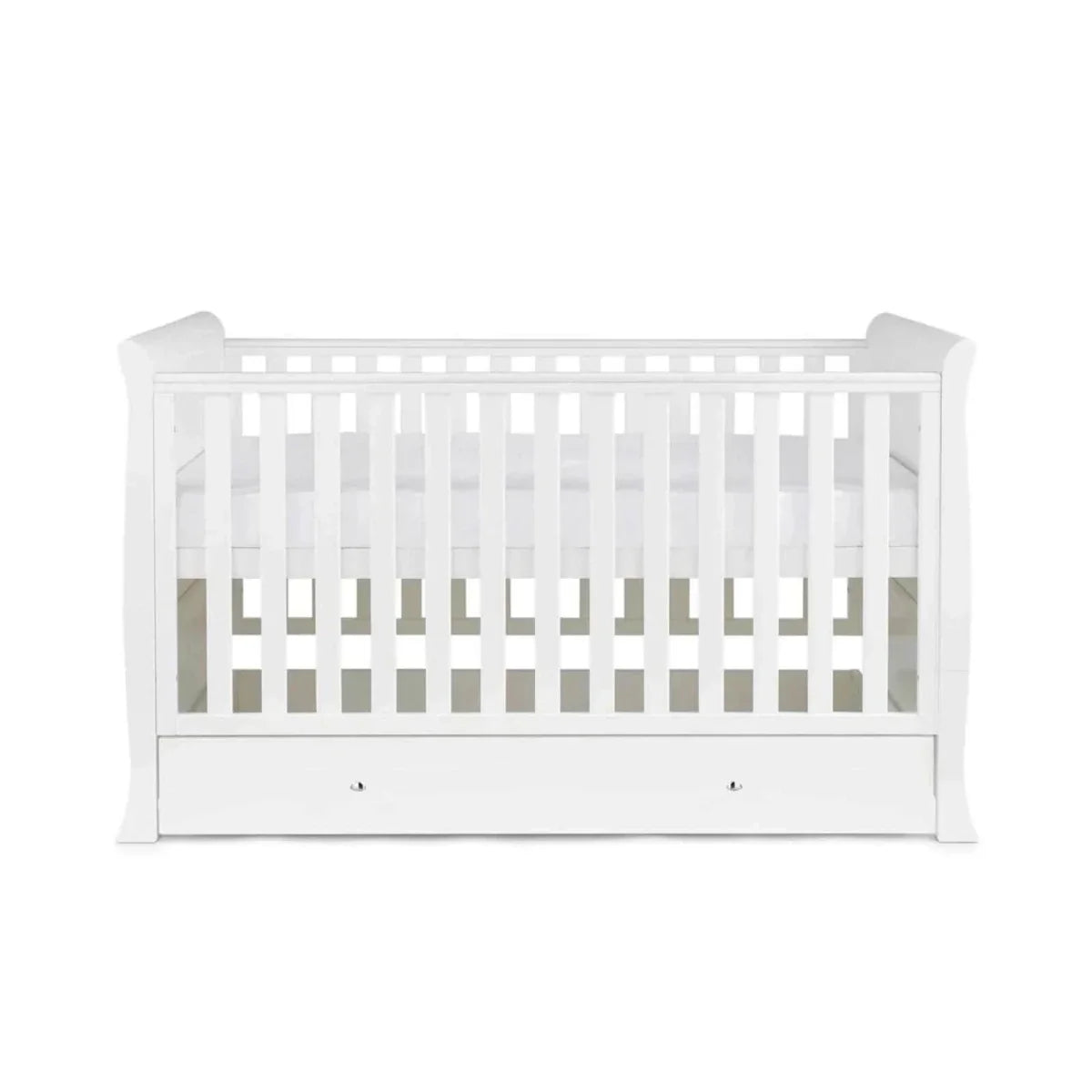 Ickle Bubba Snowdon Classic 3 Piece Furniture Set White - Premium Pocket Sprung Mattress