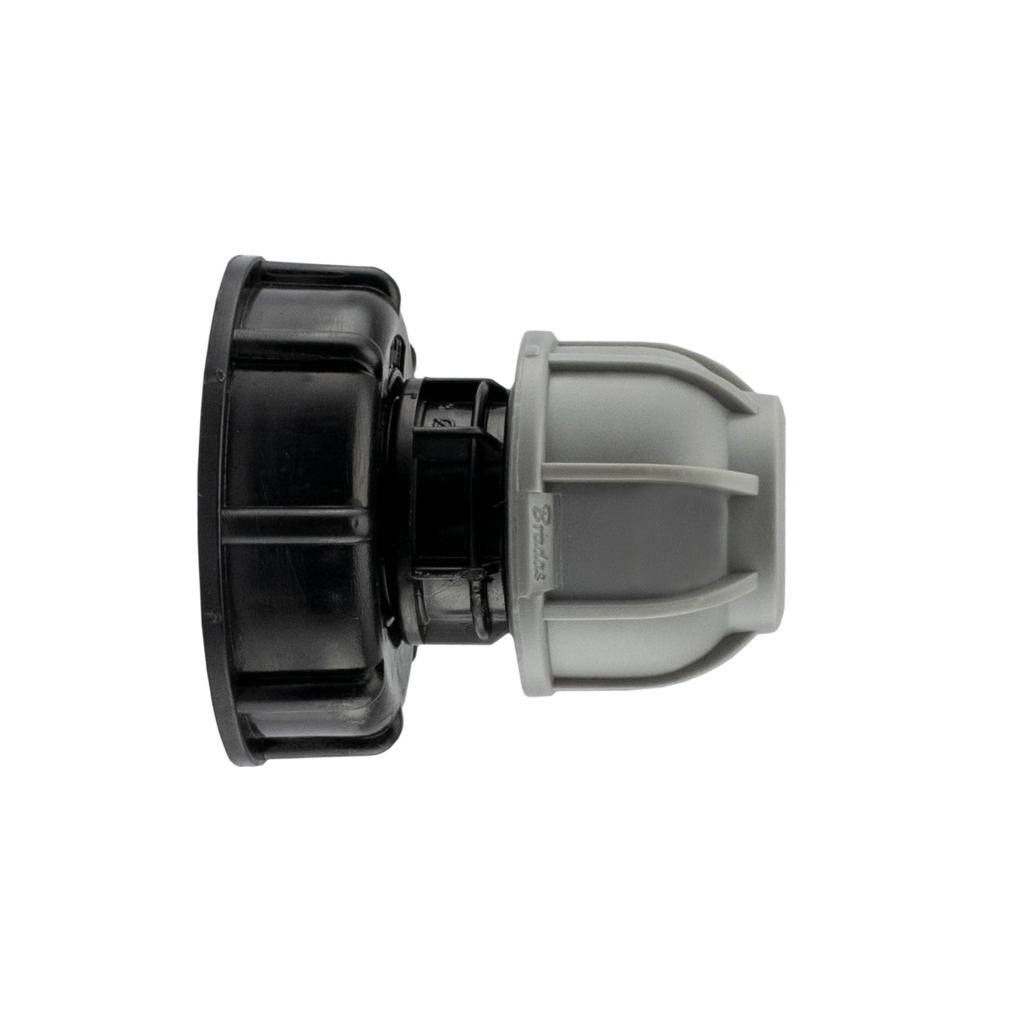 IBC 2 S60X6 Cap with 20mm MDPE Straight Hose Connector Set Garden Irrigation Kit