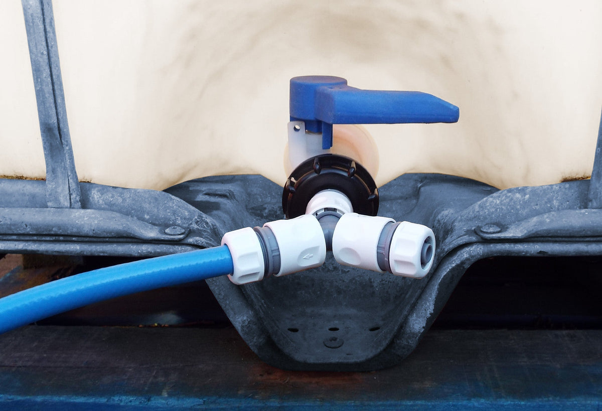 IBC Tank Connection Kit - WL Kink Resistant Watering Hose Garden Irrigation Kit