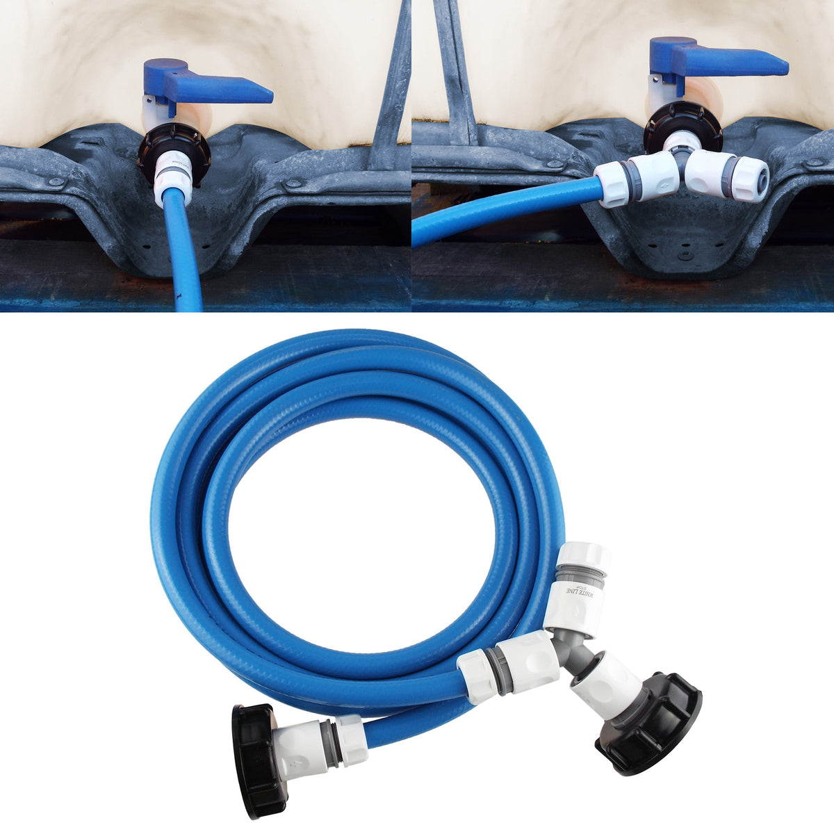 IBC Tank Connection Kit - WL Kink Resistant Watering Hose Garden Irrigation Kit