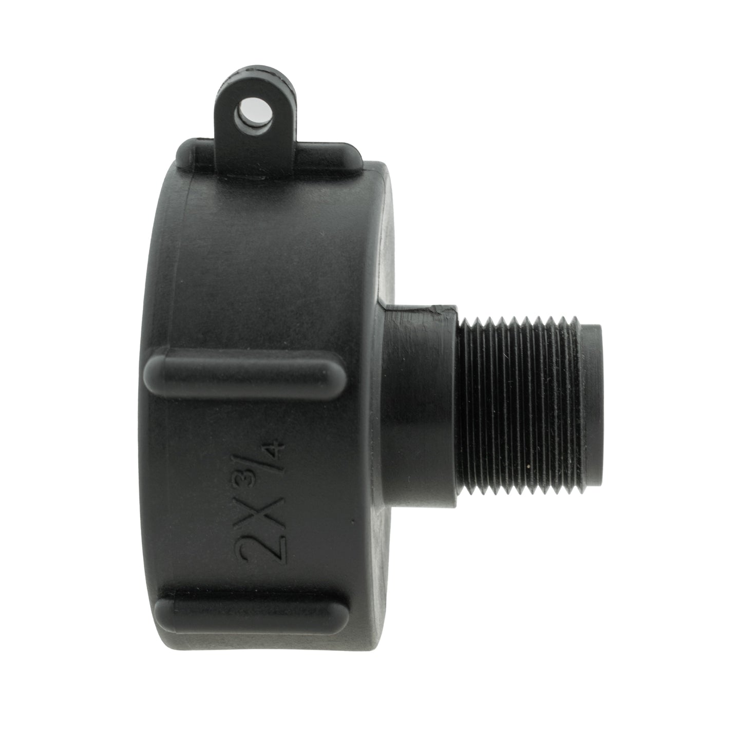 IBC 2” S60X6 Cap with Adjustable Tap Connector Lime
