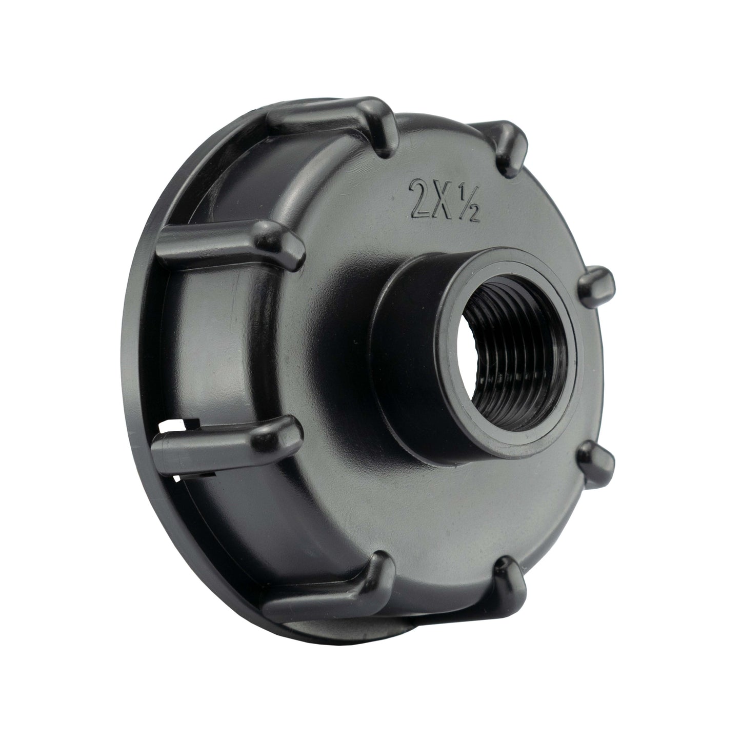 IBC 2 S60X6 Cap with Lever Valve and Brass Compression Elbow 1/2 BSP - 15mm