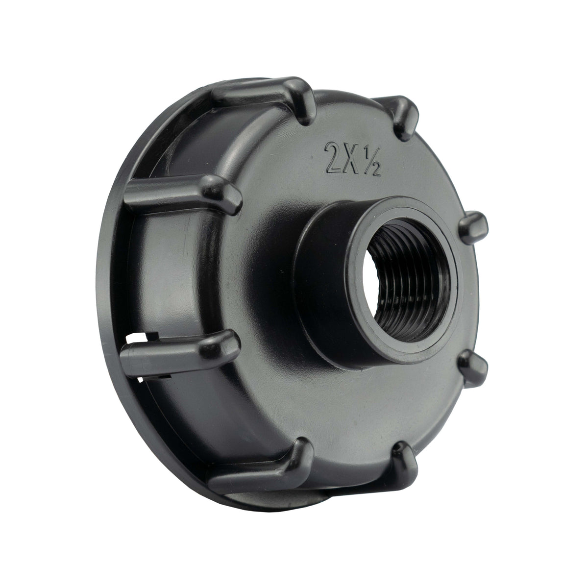 IBC 2” S60X6 Cap with ½” BSP Plastic Bib Tap