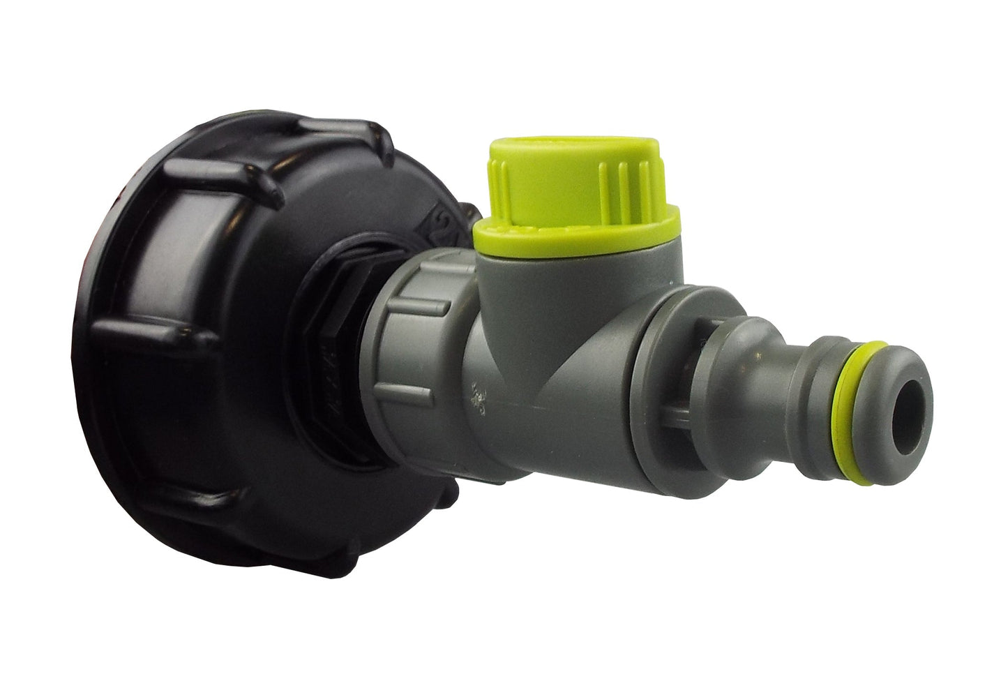 IBC 2 S60X6 Cap with 3/4 BSP - Click Lock Valve Lime Water Connector Tap Adapter