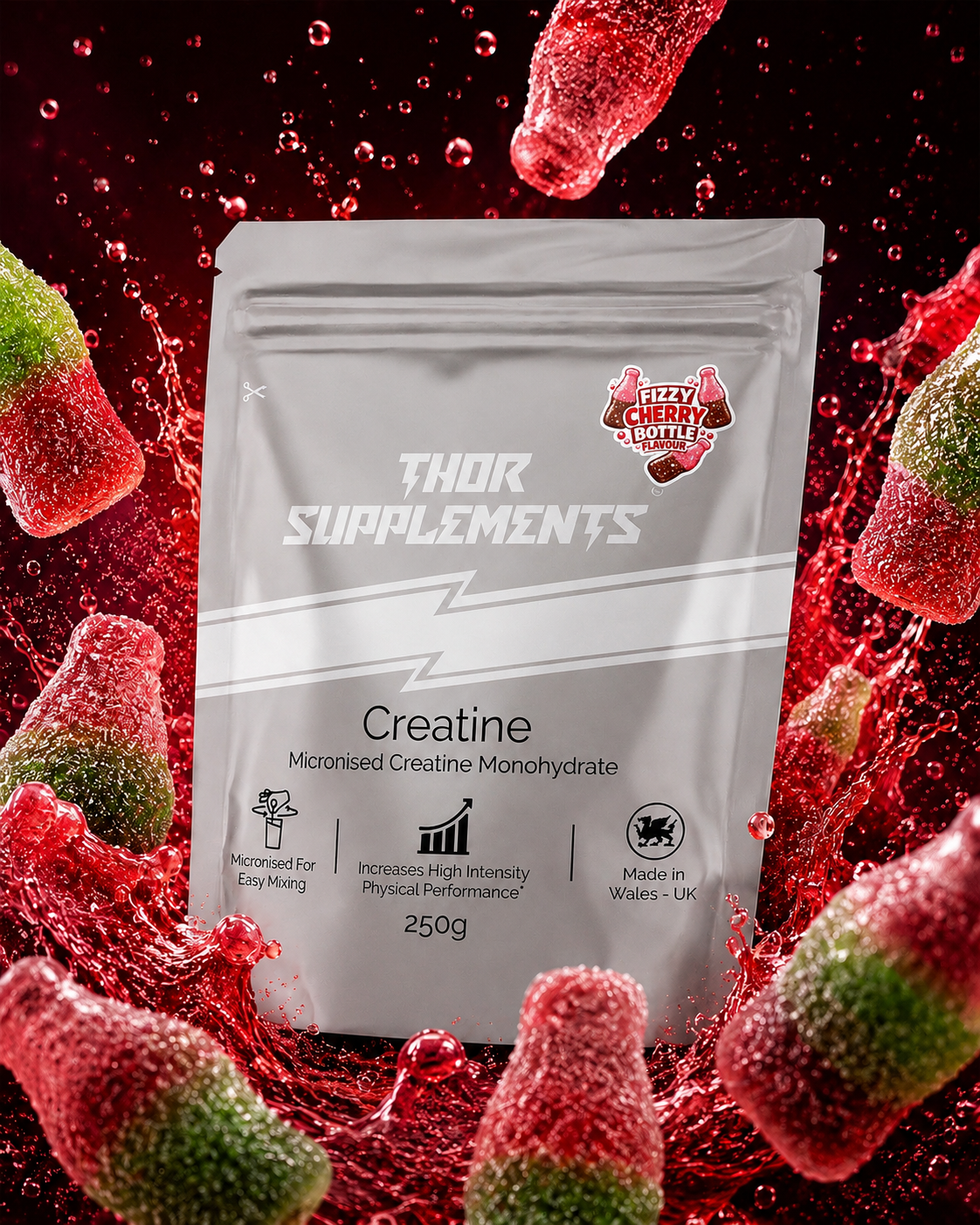 Creatine Monohydrate Powder | 250g | Multiple Flavours