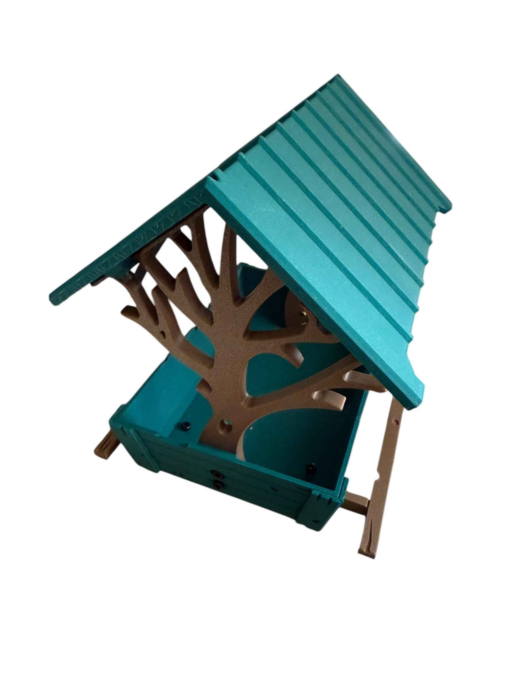 3D Printed Hanging Bird Feeder with Tree Design | Garden Decor | Bird Lover Gift