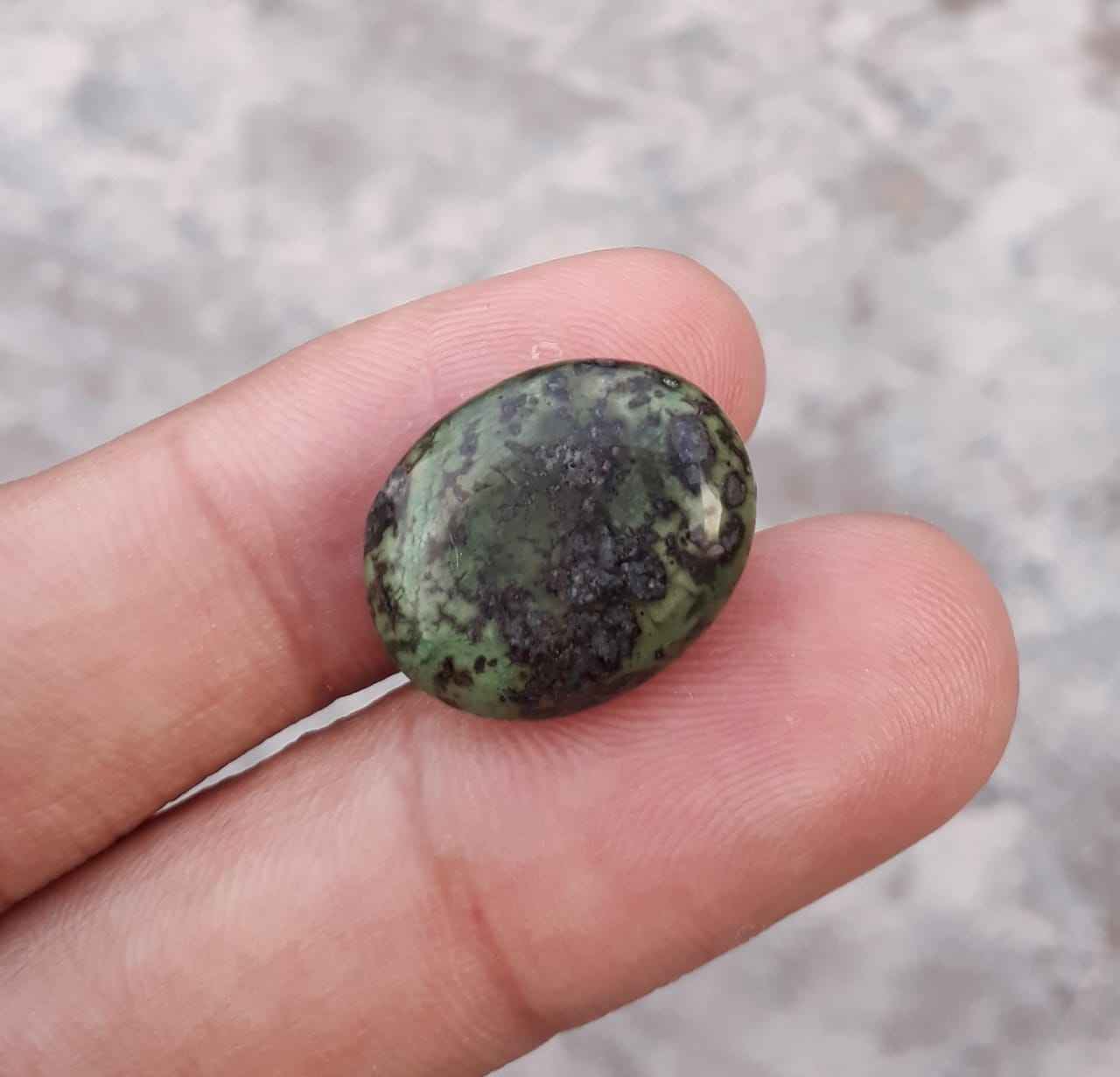 18ct Natural Turquoise, Green Matrix Turquoise, Shajri Feroza, Real Firoza Stone-20x16mm