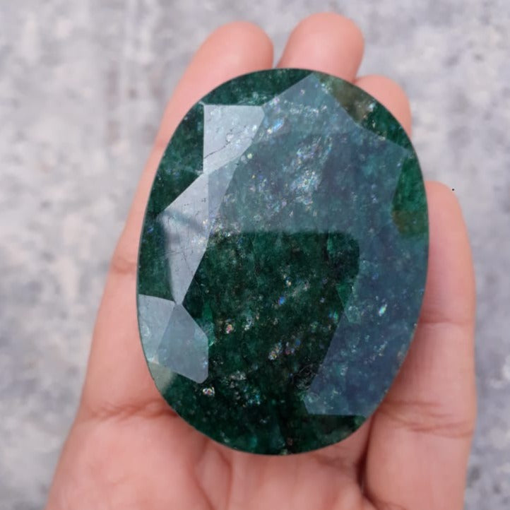 318ct Emerald for Gem Collectors - Budh Ratna - Zamurd - Pachu Stone, Markat Mani Stone
