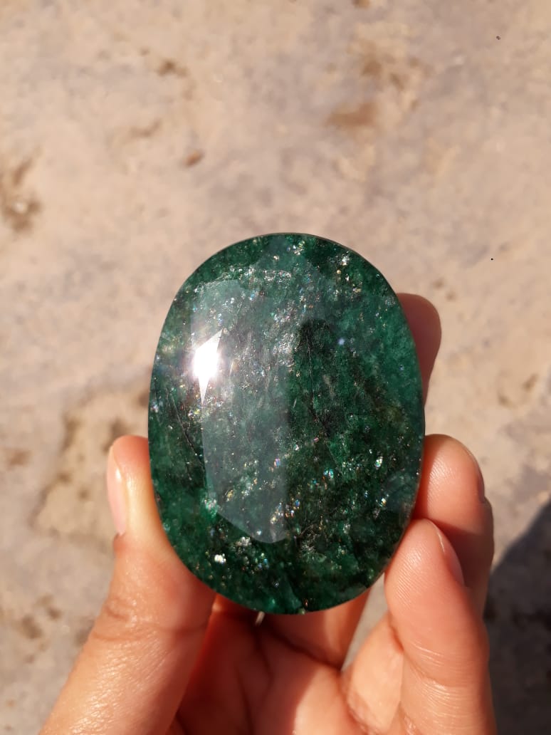 318ct Emerald for Gem Collectors - Budh Ratna - Zamurd - Pachu Stone, Markat Mani Stone